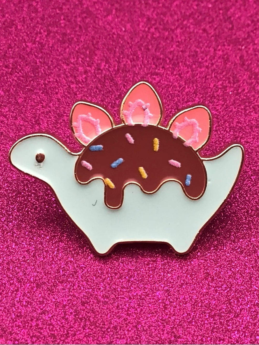 Ice Cream Dinosaur Enamel Pin